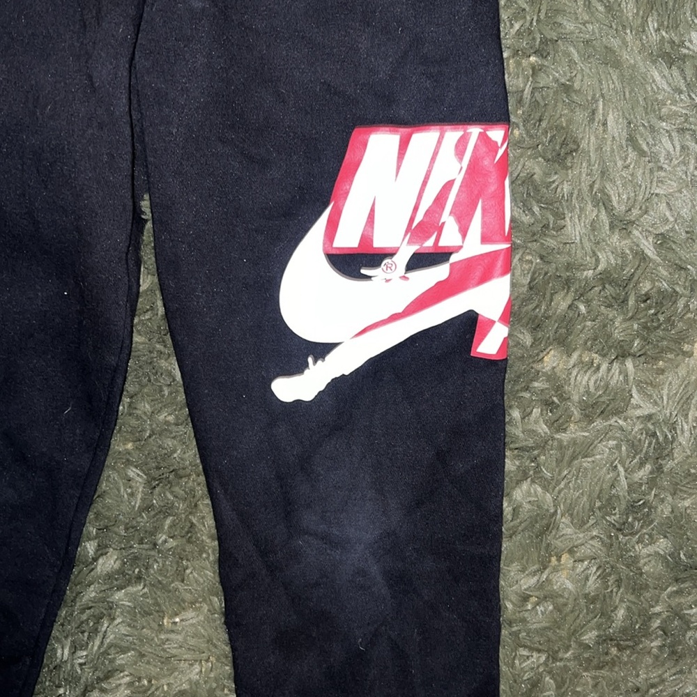Nike Black Sweatpants with Nike Air Logo - Picture 2 of 4